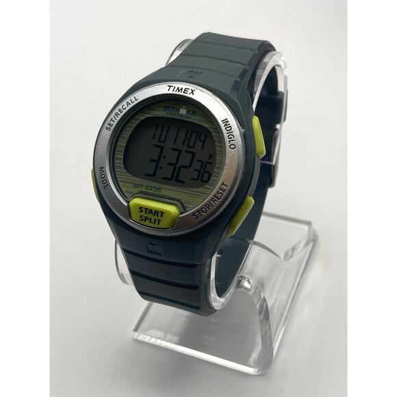 Timex Ironman Triathlon Mens Womens Watch 38mm Timer Alarm WR Indiglo Day Date - Picture 6 of 12